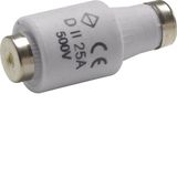 Fuse-link DII E27 25A 500V, tripping characteristic fast, with indicat