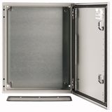 Wall enclosure with mounting plate, HxWxD=500x400x150mm