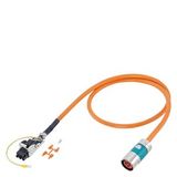 Power cable pre-assembled type: 6FX5002-5DS41 (1FT/1FK/1PH for SINAMICS) 4x 4+(2x1.5)…6FX5002-5DS41-1BA0