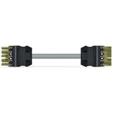 pre-assembled connecting cable Eca Plug/open-ended gray