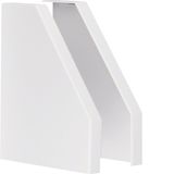 endcap pair overlapping for spreader box trunking 230x192 pure white
