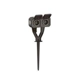 069749L Waterproof garden stake with 2 Plexo pre-wired 2P+E sockets delivered complete - anthracite