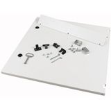 Front plate/door, below, H=750mm, IP55, grey