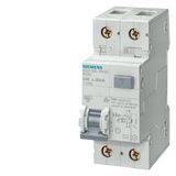 RCBO, 4.5 kA, 1-pole+N, type AC, 30 mA, C char, In: 6 A, Un AC: 230 V, use of these .... 5SU1353-1KK06