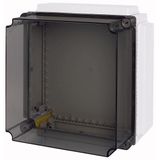 Insulated enclosure, top+bottom open, HxWxD=421x421x275mm, NA type