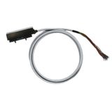 PLC-wire, Digital signals, 36-pole, Cable LiYY, 0.5 m, 0.25 mm²