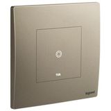 Mallia Senses - 1 gang 1 way touch switch 16AX - Dark Bronze