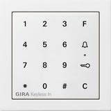 Gira Keyless In keypad Gira F100 p.white