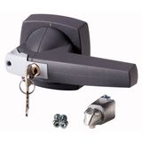 Toggle, 10mm, door installation, gray, cylinder lock