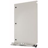 Door, section wide, Box Solution, for HxW=975x600mm, IP55, grey