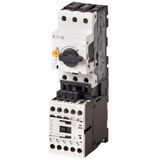 DOL starter, 380 V 400 V 415 V: 2.2 kW, Ir= 4 - 6.3 A, 230 V 50 Hz, 240 V 60 Hz, Alternating voltage