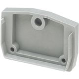 END COVER WITH FLANGE, 2PTS FOR MINI SPRING TERMINALS NSYTRR22MF, NSY