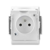 5518E-A02999 03 Socket outlet with earthing pin, shuttered, with hinged lid, IP 44