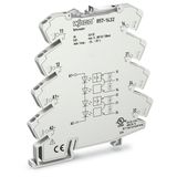 Optocoupler module 2-port Nominal input voltage: 24 VDC