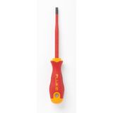ISLS8 125 mm screwdriver with 6 mm slotted blade. Certified to 1000 V ac and 1500 V dc.