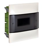 LEGRAND 1X6M FLUSH CABINET SMOKED DOOR E+N TERMINAL BLOCK FOR DRY WALL