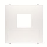 N2216.1 BL Cover plate Data connection White - Zenit