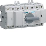 Modular change-over switch 4x63A