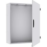 TL304S Wall-mounting cabinet, Field Width: 3, Number of Rows: 4, 650 mm x 800 mm x 275 mm, Isolated, IP55