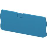 END COVER, 4PTS, BLUE, 2,2MM WIDTH, FOR SPRING TERMINALS NSYTRR24, NS