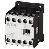 Contactor, 12 V DC, 3 pole, 380 V 400 V, 4 kW, Contacts N/C = Normally closed= 1 NC, Screw terminals, DC operation