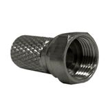 Coax F-Connector male, screwable, for cable 6.6 - 6.8mm