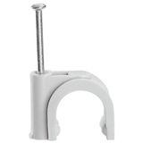 Cable clip Fixfor - for concrete materials - for cable Ø 16 mm - grey
