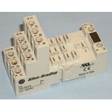 Socket, 11-Blade, Guarded Screw Terminal, Panel or DIN Rail Mount