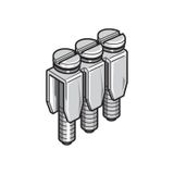 BJM65 2 POLES, JUMPER BARS, 6.5MMM SPACING, 32A, DIN RAL MOUNT