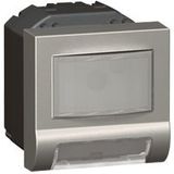 Skirting light Arteor - with motion detector - 2 modules - magnesium