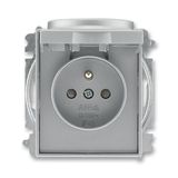 5519E-A02397 36 Socket outlet with earthing pin, shuttered, with hinged lid