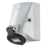 Mennekes Wall mounted recept., 16A5p7h500V, IP44 1757