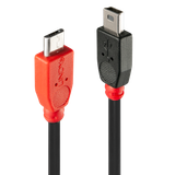 1m USB 2.0 Type Micro-B to Mini-B OTG Cable USB Type Micro-B Male to Mini-B Male