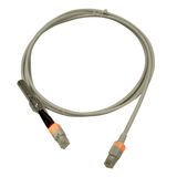 LED Patchcord RJ45 unshielded, Cat.6, LS0H, Grey, 20.0m