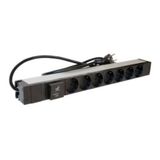 LCS³ 19" PDU 1phase 16A 7 outlets Schuko with surge protection