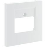 Central plate TAE 3-gang for frontplate 55 halogen free traffic white