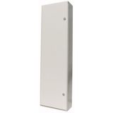 White floor standing distribution board with three-point turn-lock, W = 600 mm, H = 2060 mm, D = 300 mm