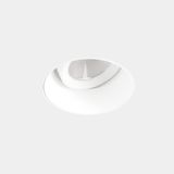 Downlight Play Deep Round Adjustable Trimless 6.4W LED warm-white 2700K CRI 90 14º ON-OFF White IP23 530lm