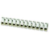 Thermoplastic connector strip LTA12-4.0Ab white