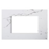 Cover frame 3M, stone white