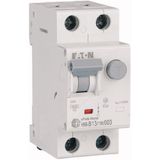 RCD/MCB combination, 13 A, 30 mA, MCB trip characteristic: B, 1p+N, RCD trip characteristic: AC