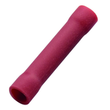 Butt connector insulated red 0.5 - 1.0 JIS