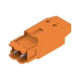 PCB plug-in connector (wire connection), 5.08 mm, Number of poles: 2, 
