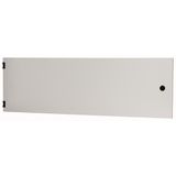 Section wide door, closed, HxW=325x1000mm, IP55, grey