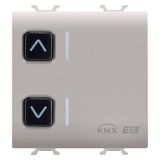 ACTUATOR FOR ROLLER SHUTTERS - 1 CHANNEL - 6A - KNX - 2 MODULES - NATURAL BEIGE - CHORUS