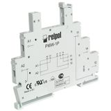 Relay socket for RM699BV - Input: 12VDC, width: 6,2mm