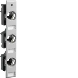 Svislý pojistkový sokl D02 3 x 35 A, na přípojnice s roztečí 60 mm, šířka 27 mm