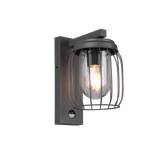 Tuela wall lamp E27 anthracite motion sensor