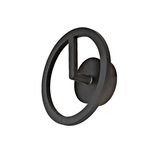 Q-RING, wall lamp, 3000K, PHASE, IP65, black