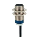 Inductive sensor XS1 M18, L40mm, brass, Sn8mm, 12..24VDC, cable 2 m